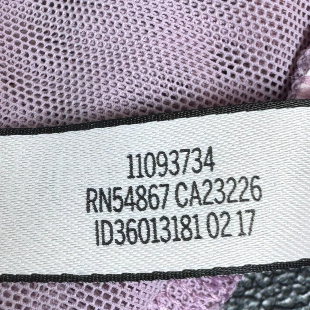 Victoria's Secret Lavender Flounce Lace Ruffle Bandeau Bralette L 11093734